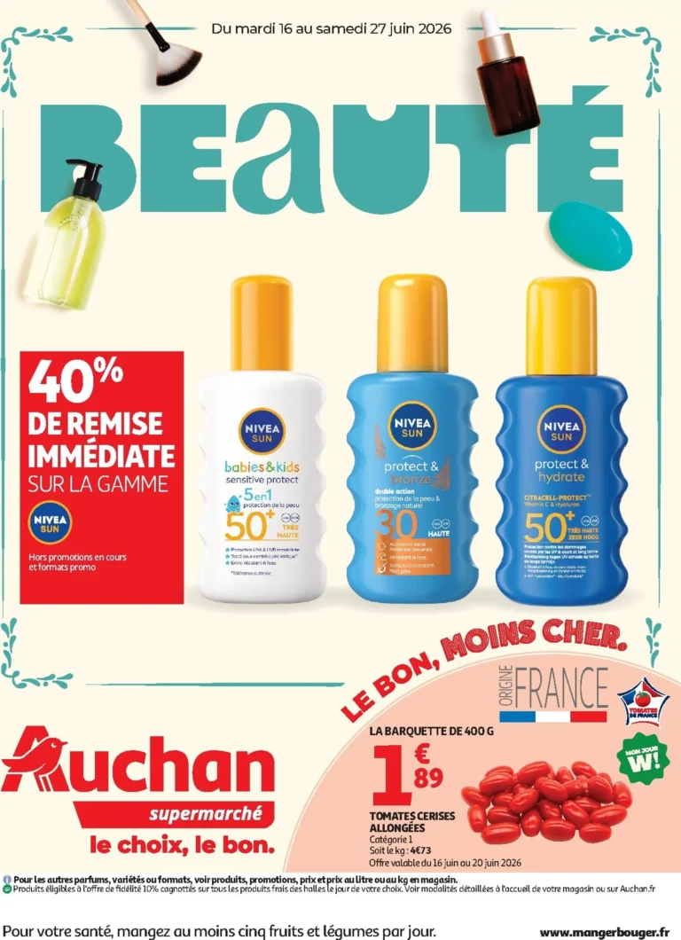 Auchan catalogue du 16.06.2026