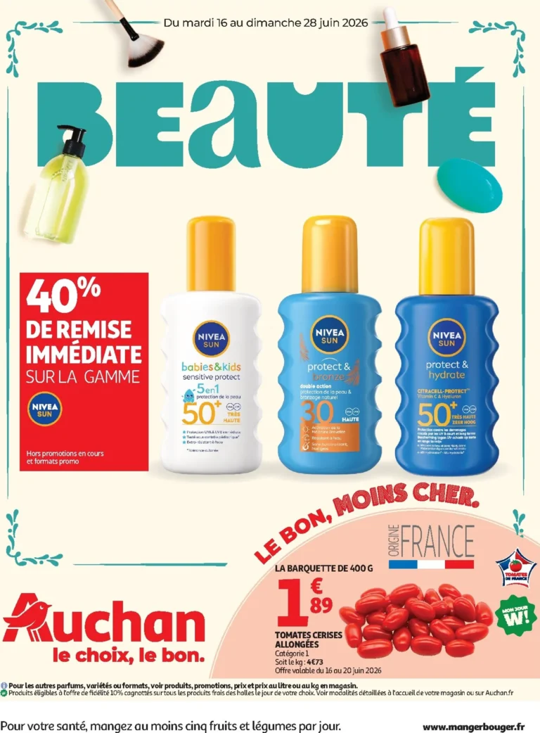 Auchan catalogue du 16.06.2026