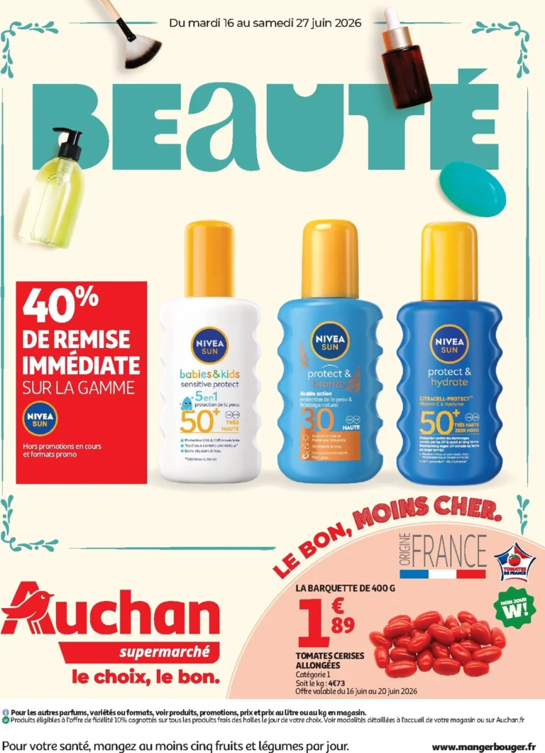 Auchan catalogue du 16.06.2026