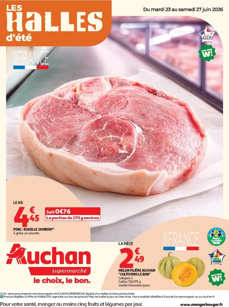 Auchan catalogue du 23.06.2026