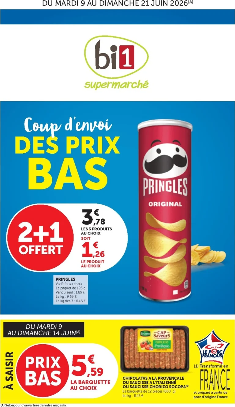 bi1 catalogue du 09.06.2026