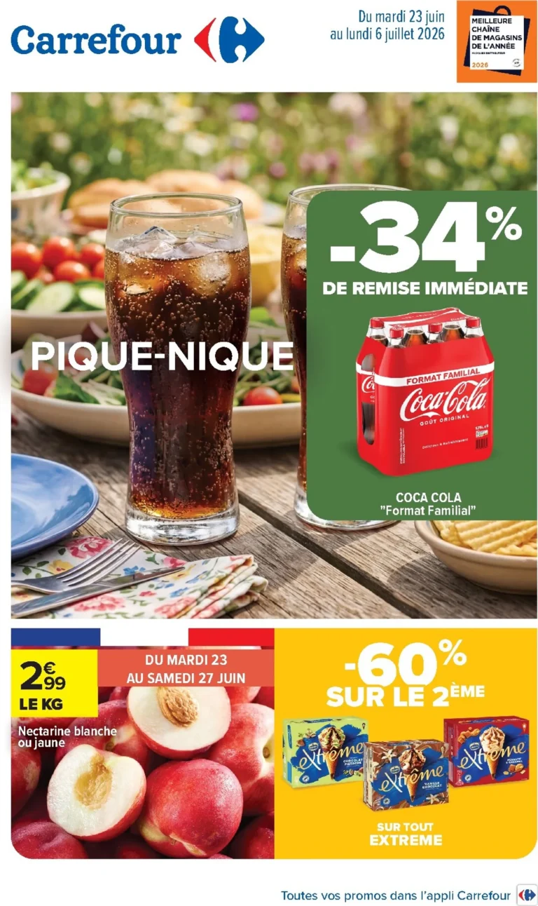 Carrefour catalogue du 23.06.2026