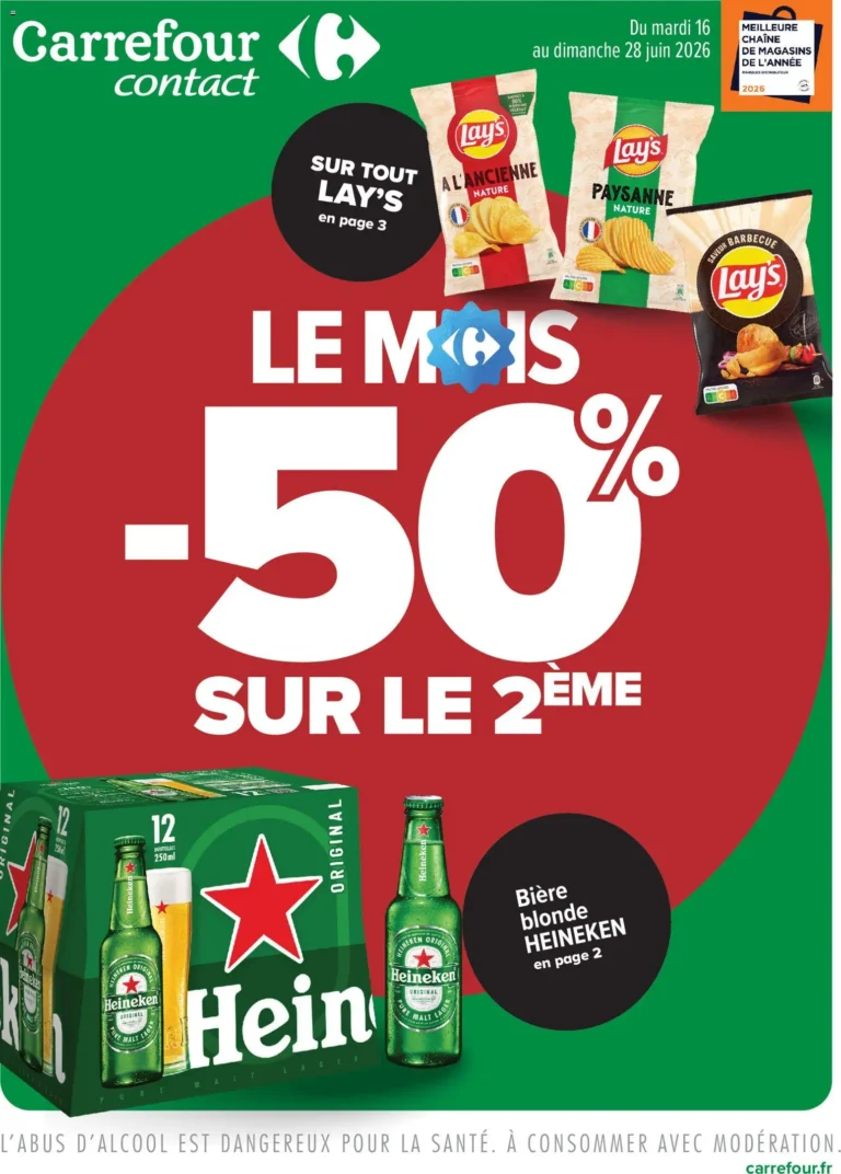 Carrefour Contact catalogue du 16.06.2026