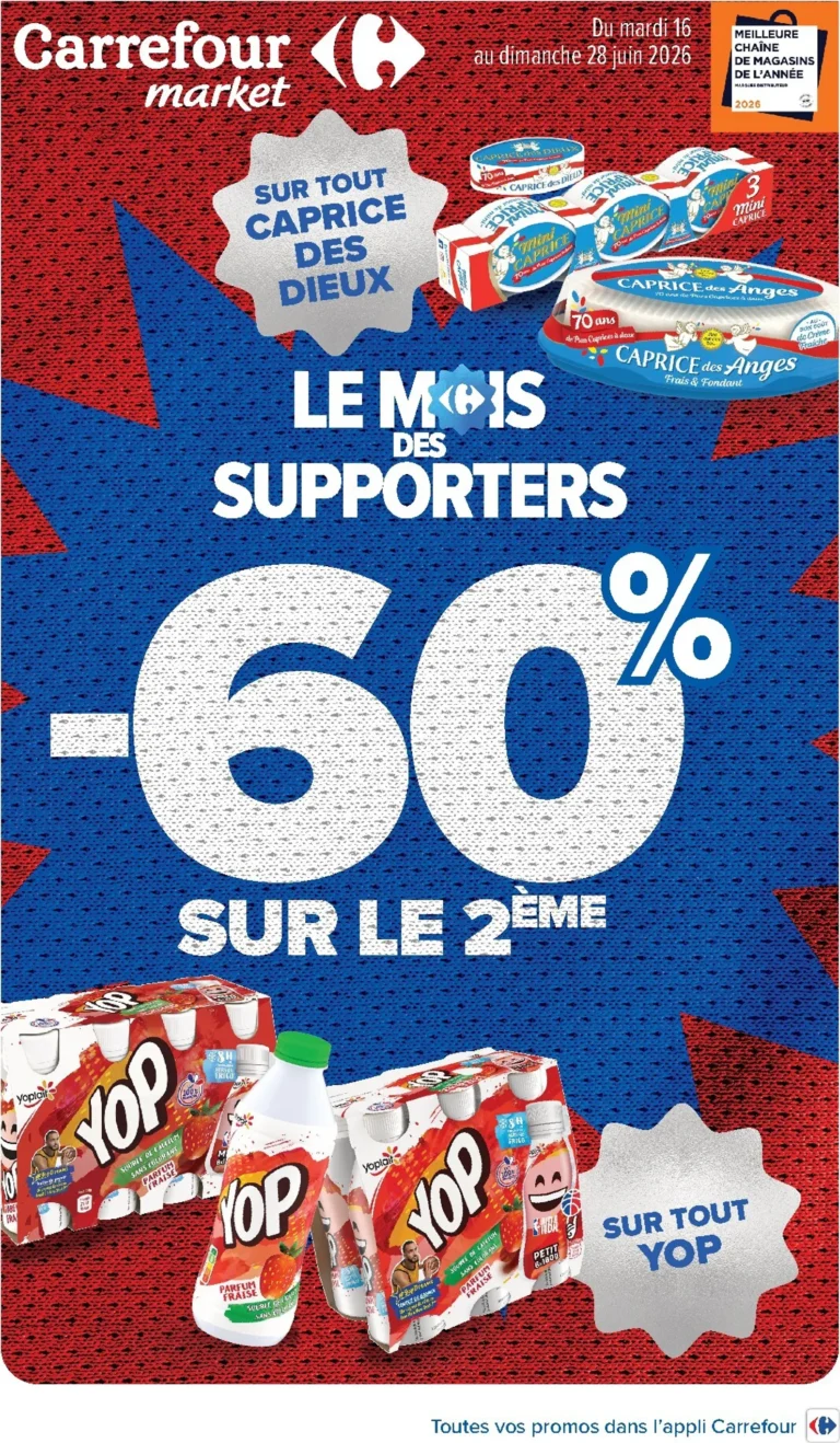 Carrefour Market catalogue du 16.06.2026