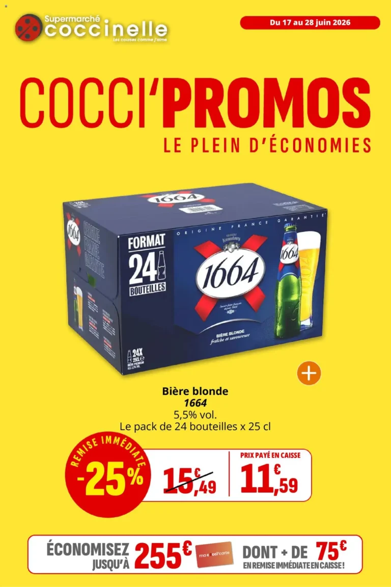Coccinelle catalogue du 17.06.2026