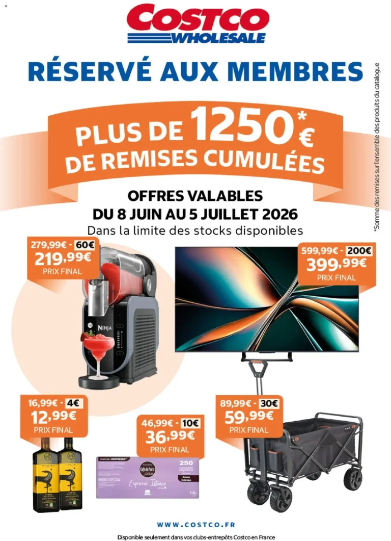 Costco catalogue du 08.06.2026