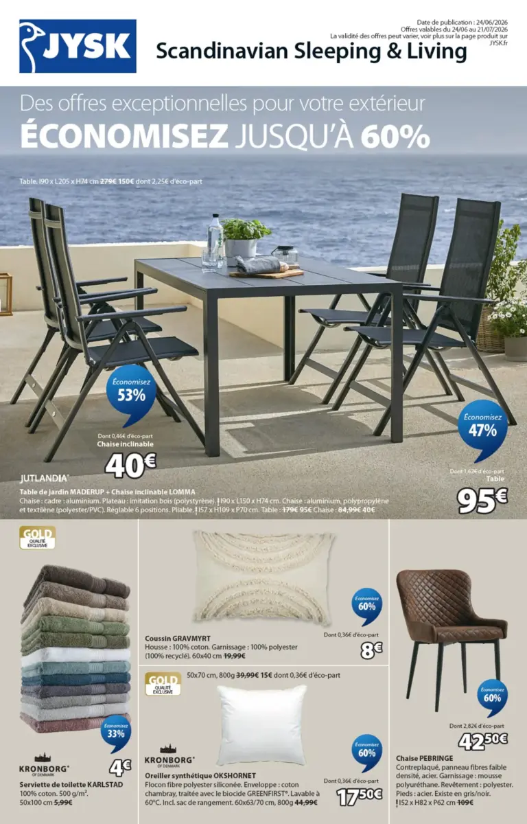 JYSK catalogue du 24.06.2026