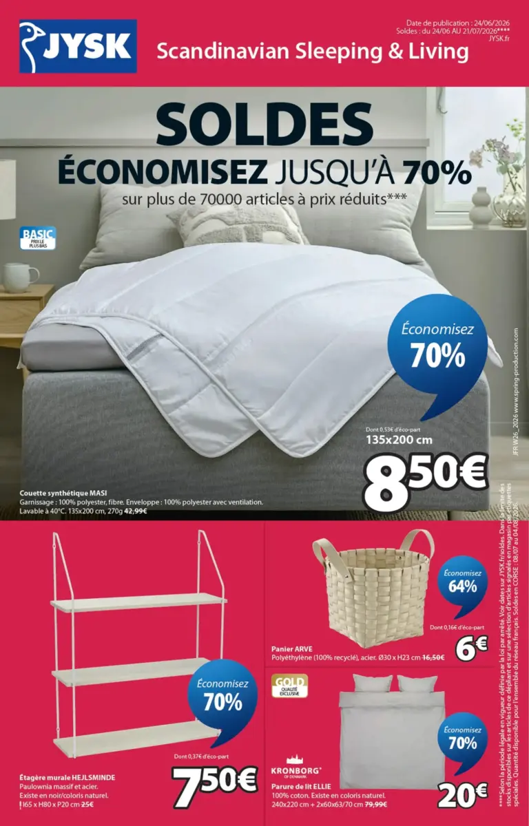 JYSK catalogue du 24.06.2026