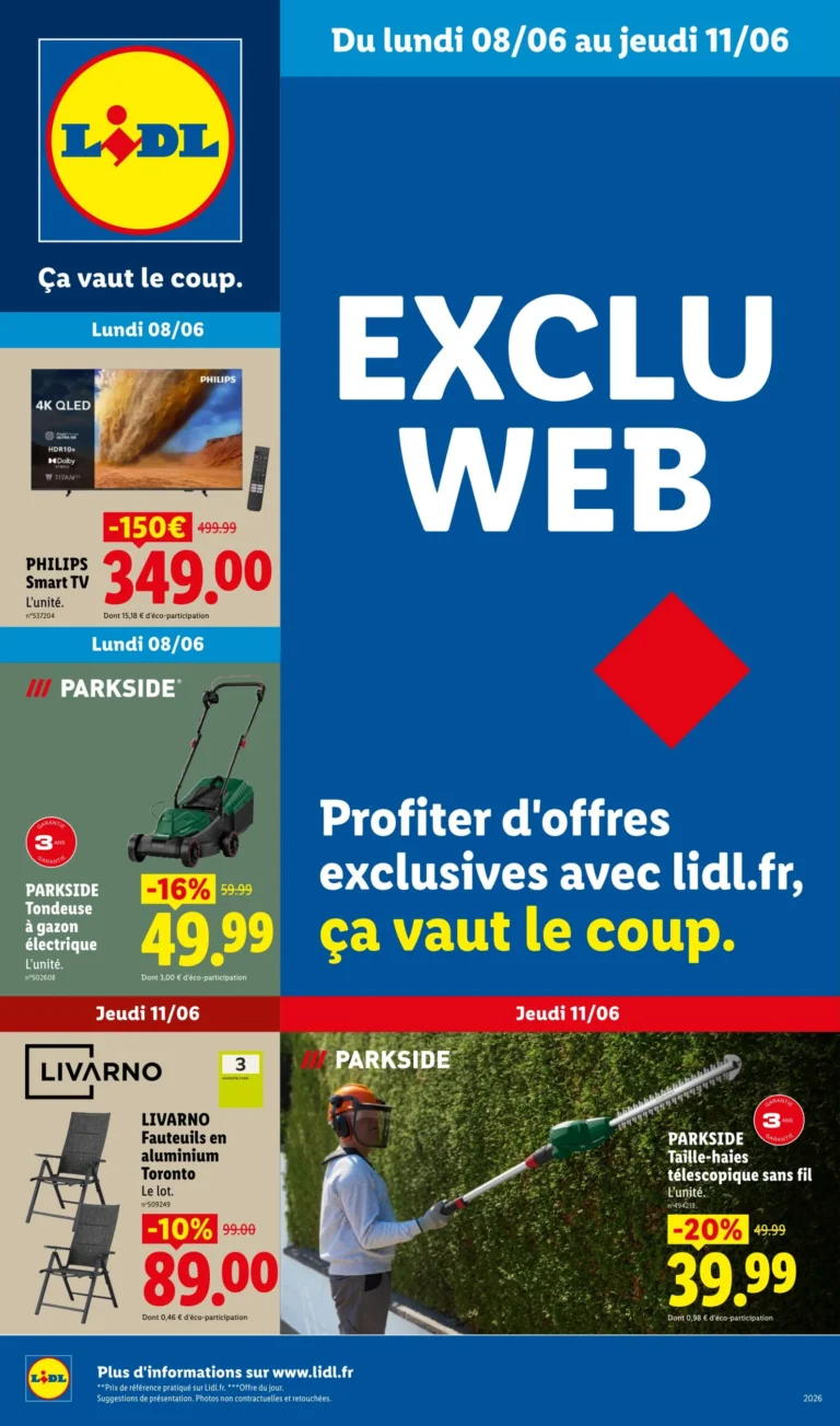 LIDL catalogue du 08.06.2026