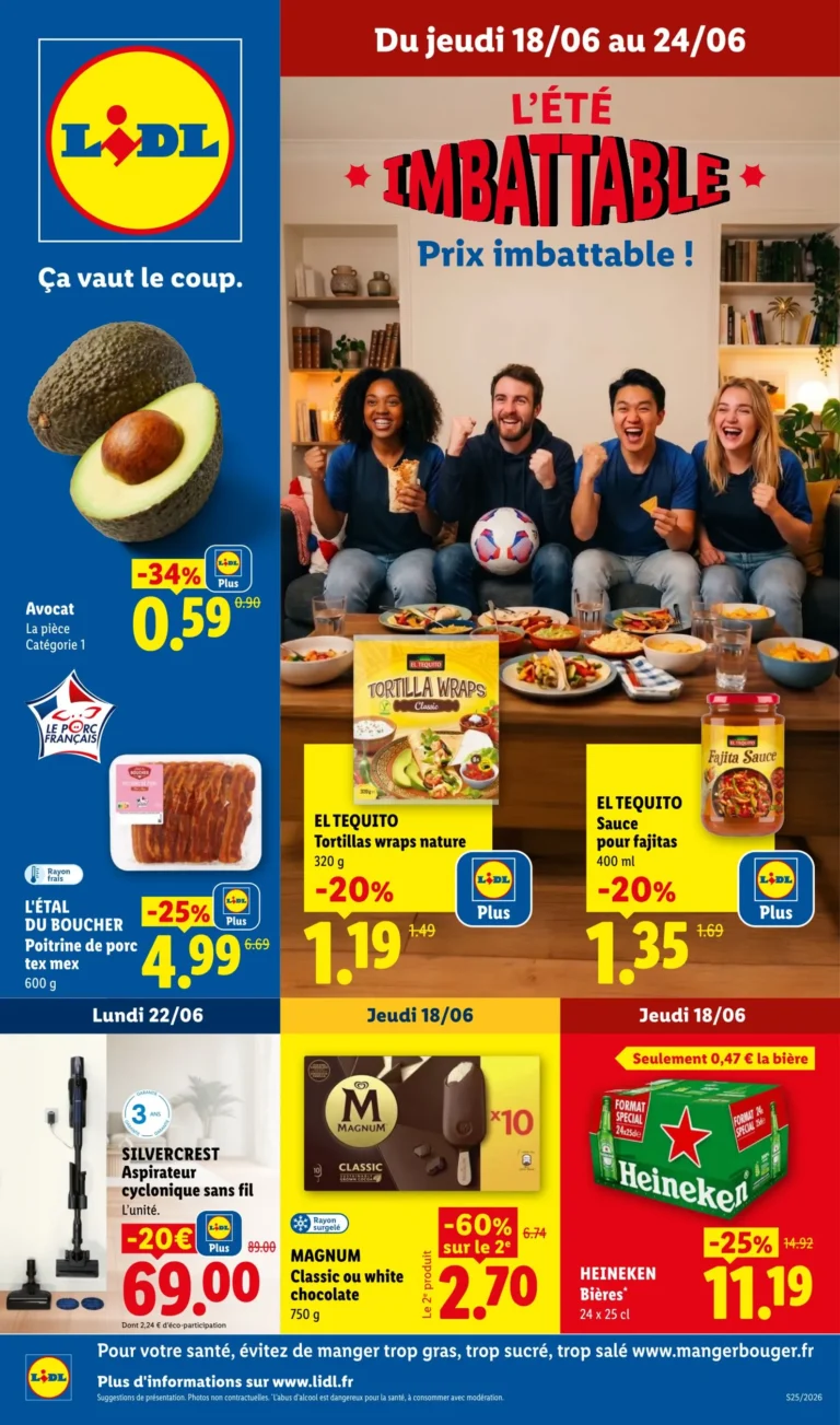 LIDL catalogue du 18.06.2026