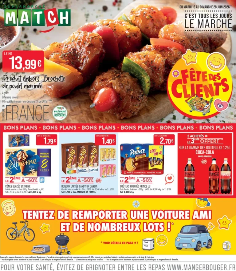 Match Supermarché catalogue du 16.06.2026