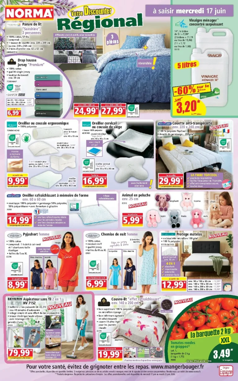 Norma catalogue du 17.06.2026