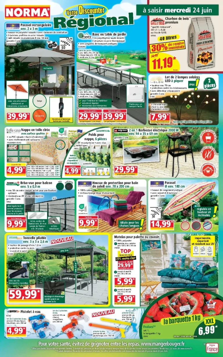 Norma catalogue du 24.06.2026