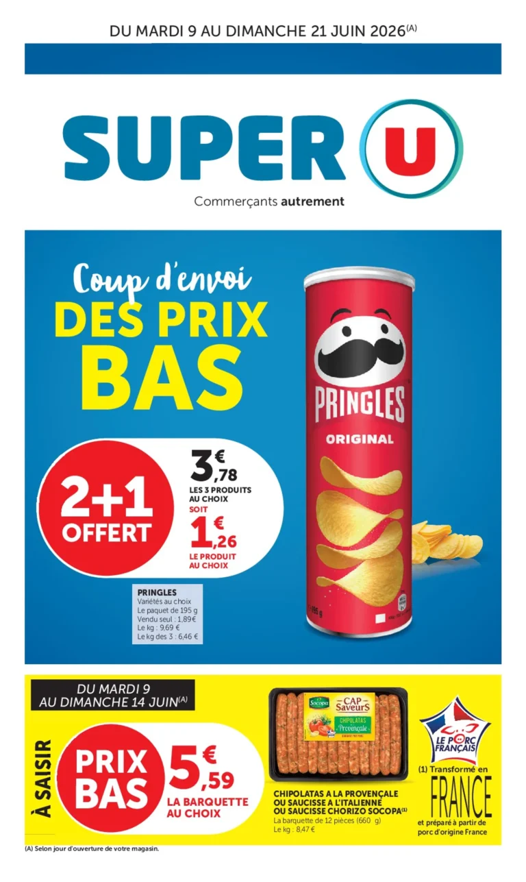 Super U catalogue du 09.06.2026
