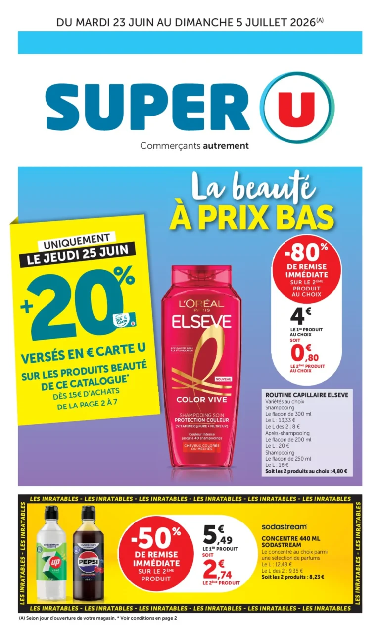 Super U catalogue du 23.06.2026