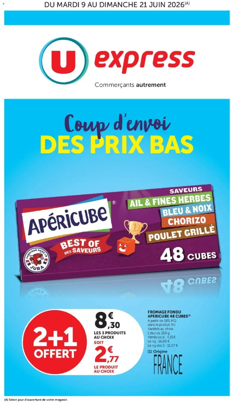 U Express catalogue du 09.06.2026