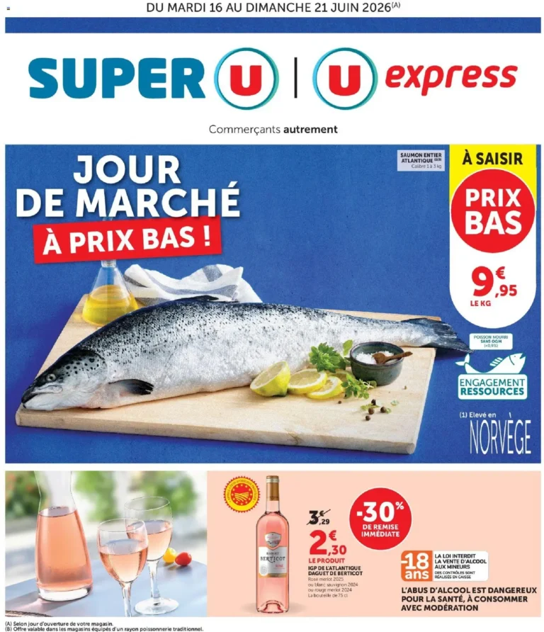 U Express catalogue du 16.06.2026