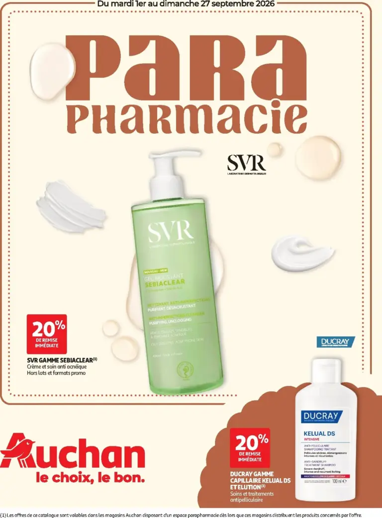 Auchan catalogue du 01.09.2026
