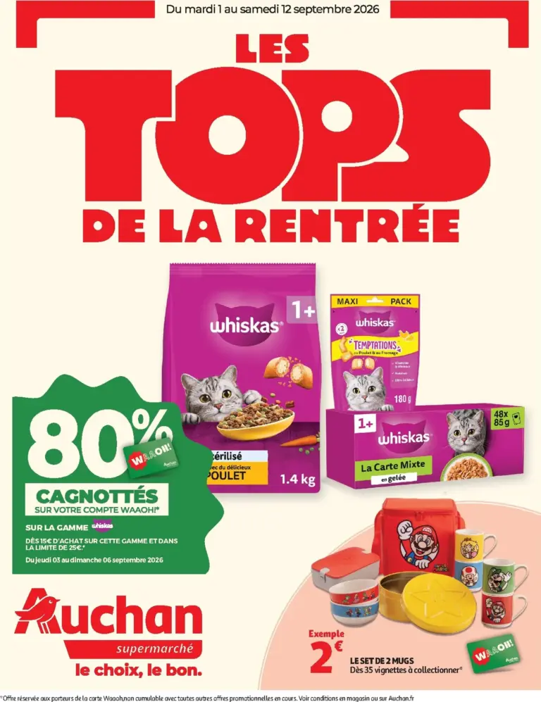 Auchan catalogue du 01.09.2026