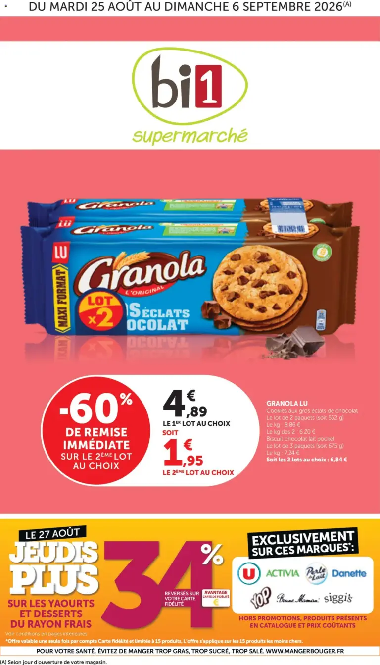 bi1 catalogue du 25.08.2026