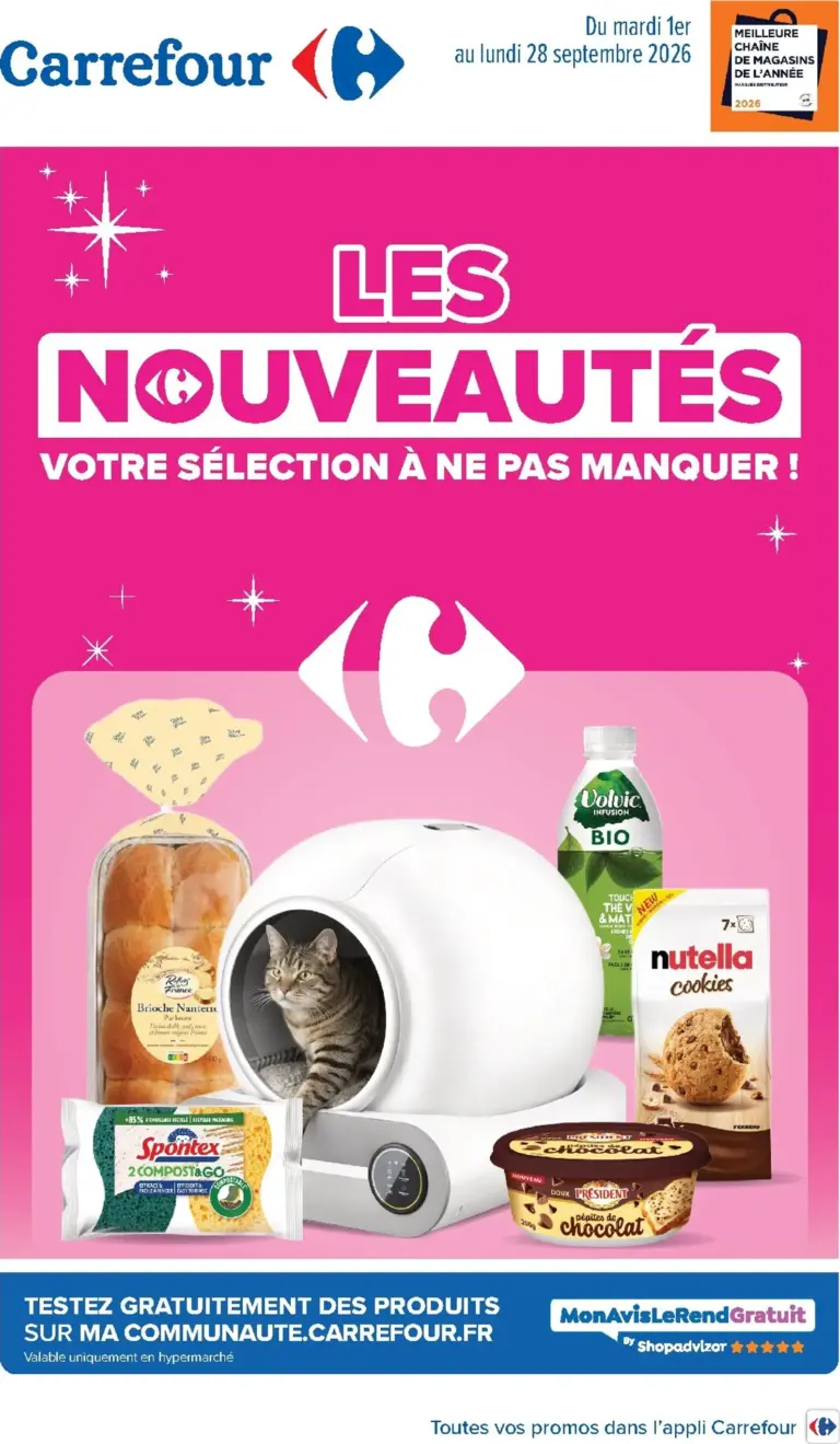 Carrefour catalogue du 01.09.2026