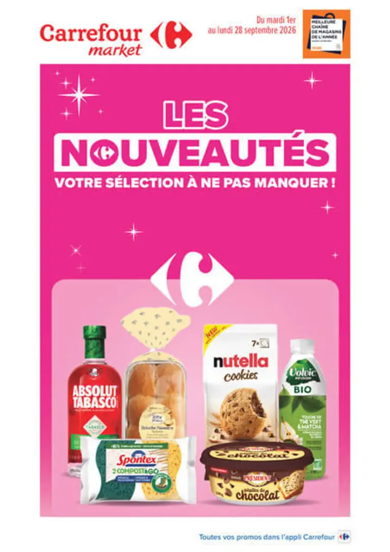 Carrefour Market catalogue du 01.09.2026
