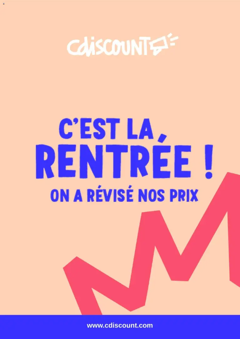 Cdiscount catalogue du 28.08.2026