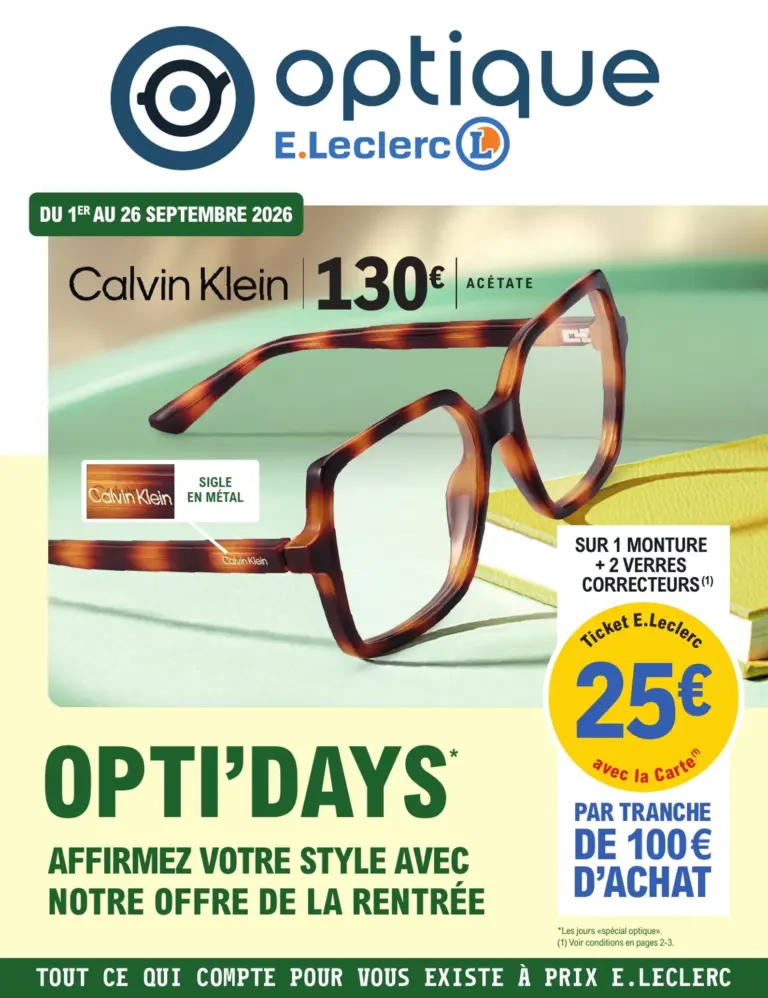 E.Leclerc catalogue du 01.09.2026