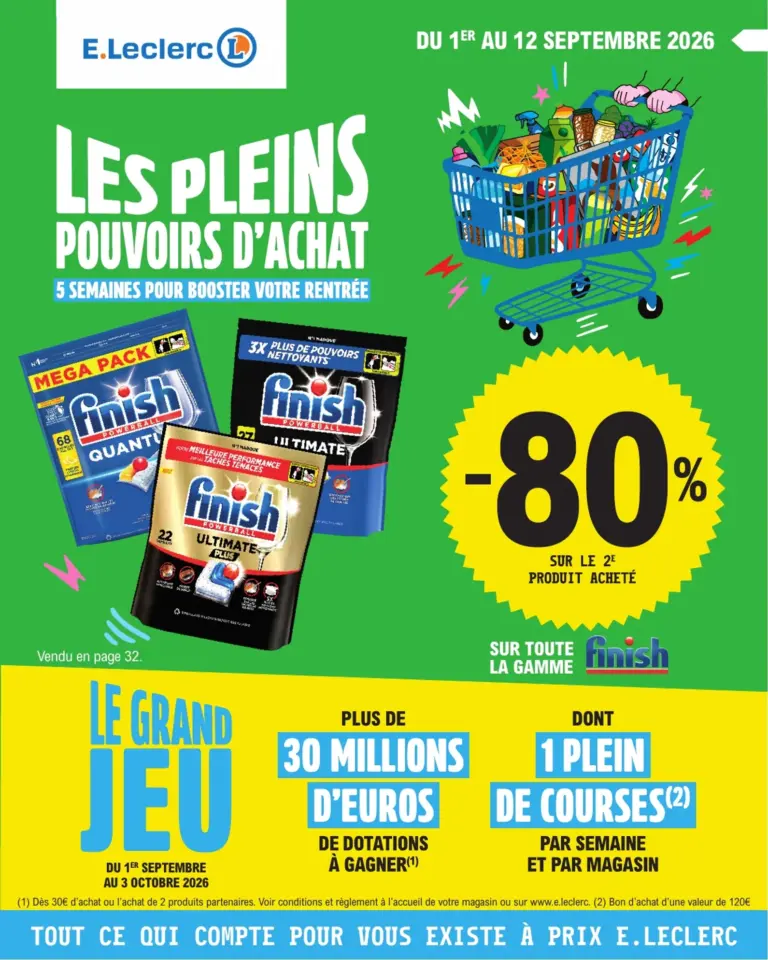 E.Leclerc catalogue du 01.09.2026