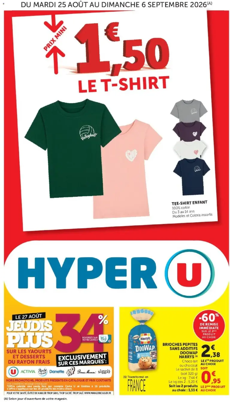 Hyper U catalogue du 25.08.2026