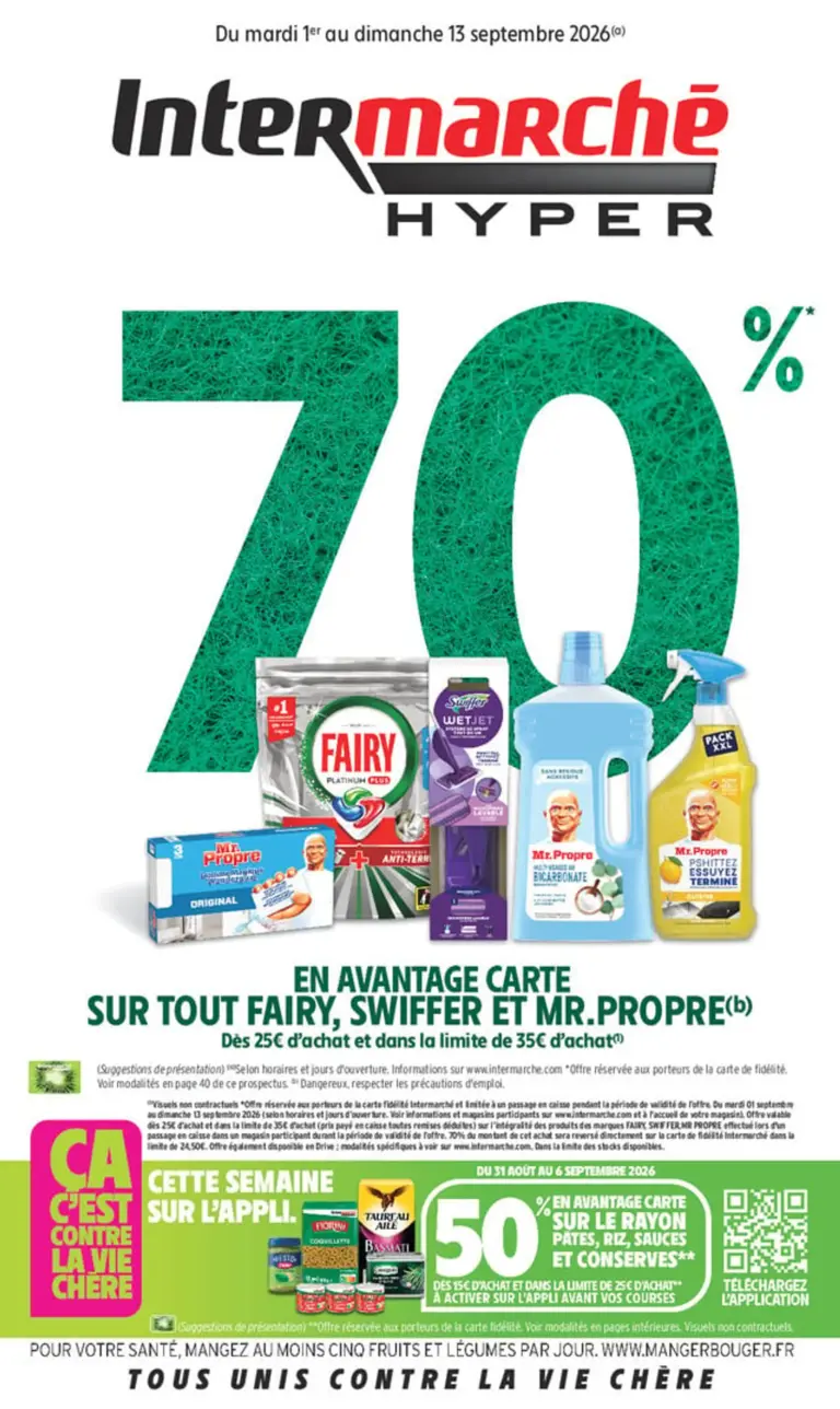 Intermarché catalogue du 01.09.2026