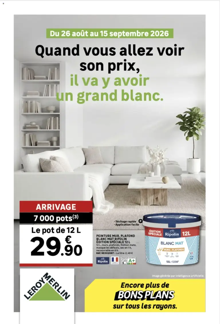 Leroy Merlin catalogue du 26.08.2026