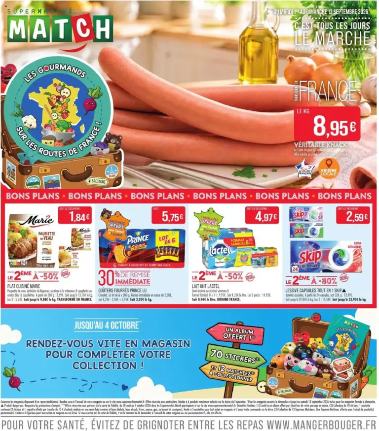 Match Supermarché catalogue du 01.09.2026