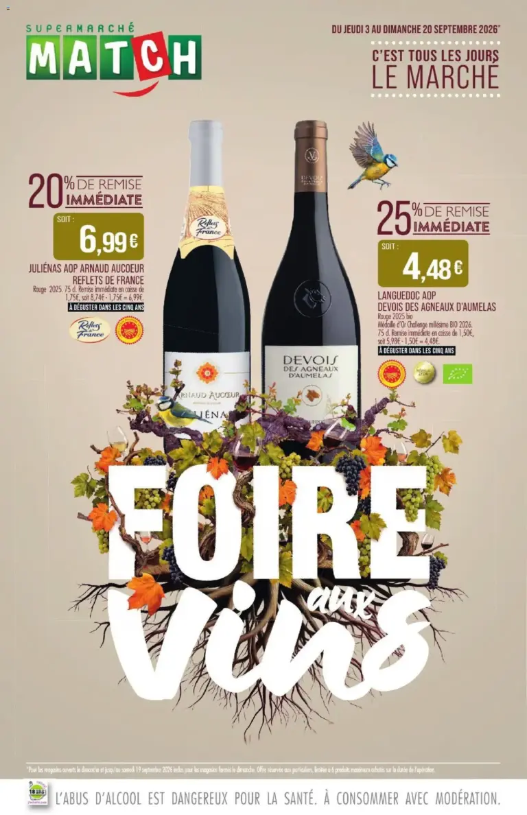 Match Supermarché catalogue du 03.09.2026