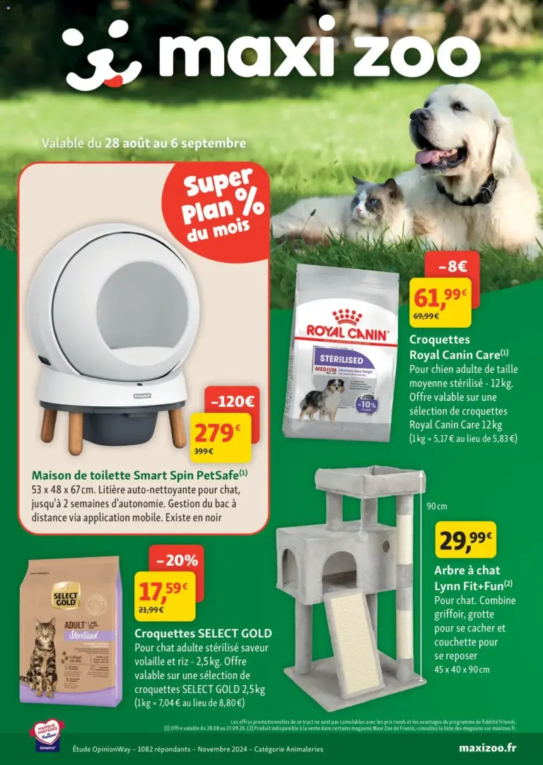 Maxi ZOO catalogue du 28.08.2026