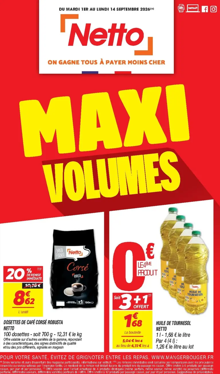 Netto catalogue du 01.09.2026