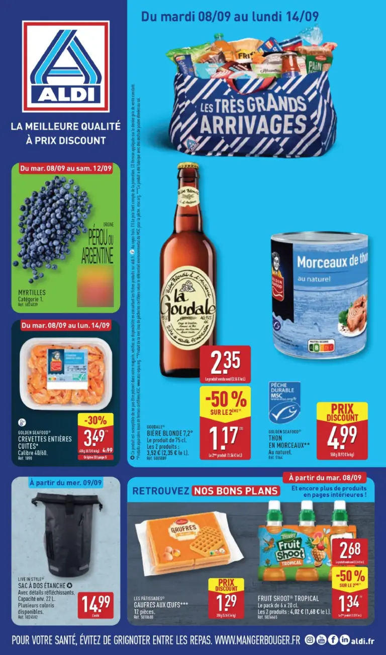 Aldi catalogue du 08.09.2026