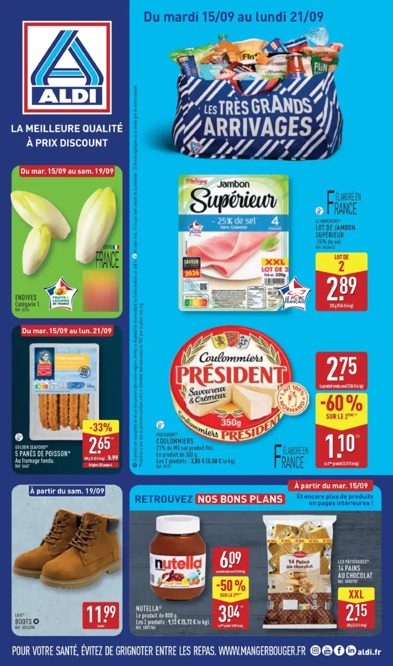 Aldi catalogue du 15.09.2026