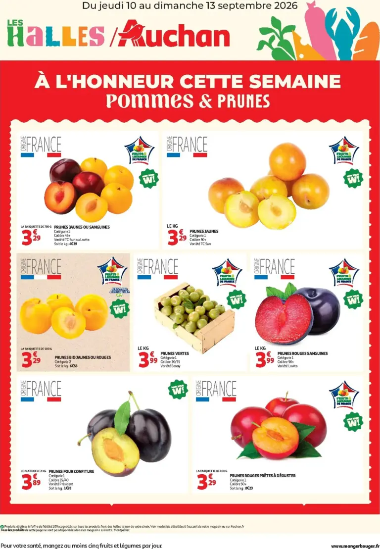 Auchan catalogue du 10.09.2026