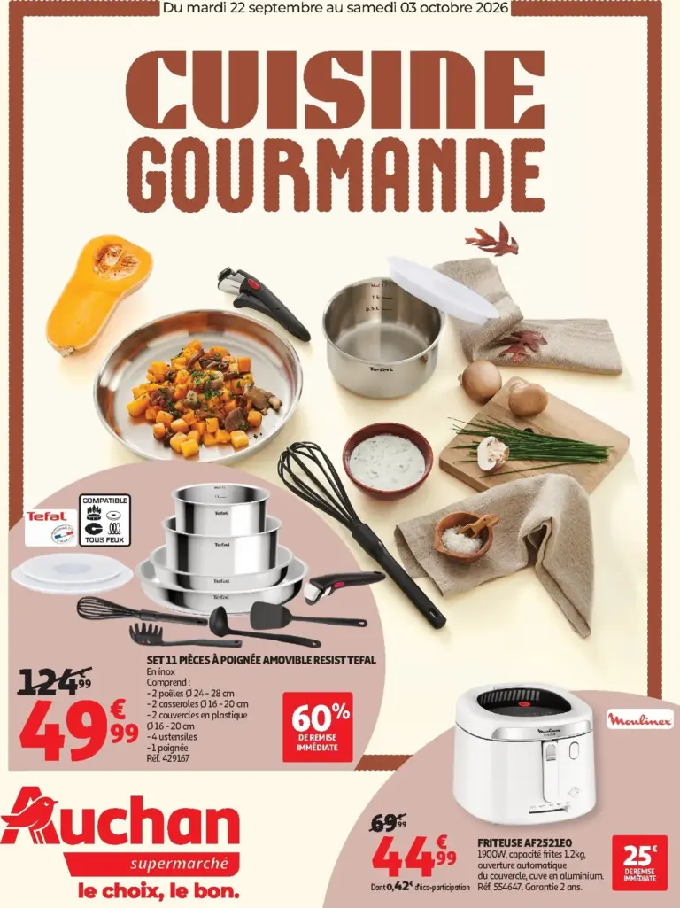 Auchan catalogue du 22.09.2026