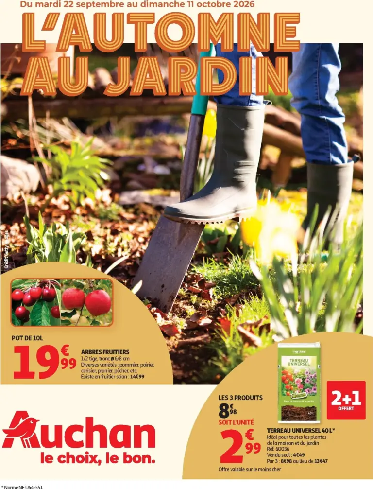 Auchan catalogue du 22.09.2026