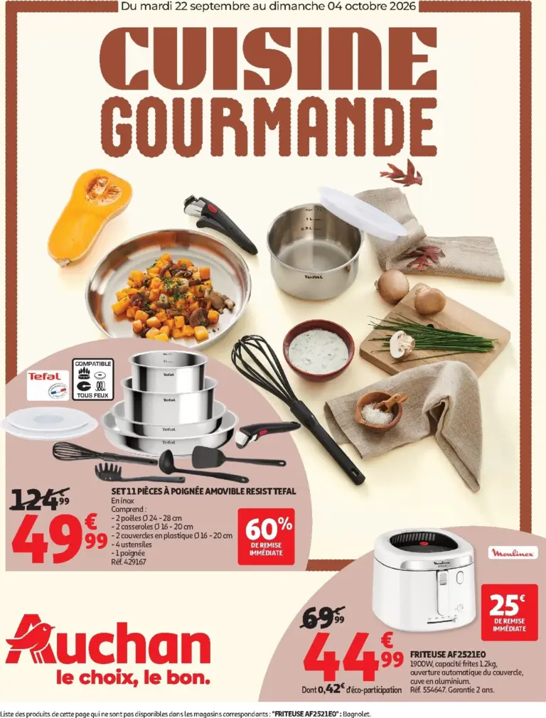 Auchan catalogue du 22.09.2026