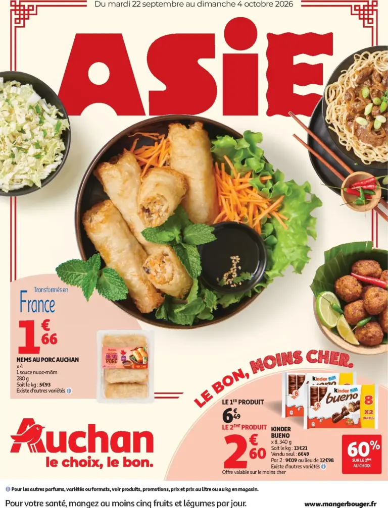 Auchan catalogue du 22.09.2026