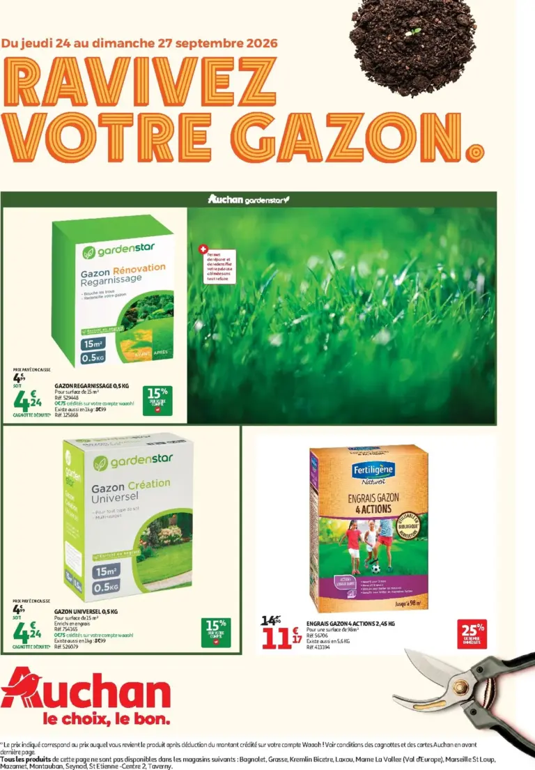 Auchan catalogue du 24.09.2026