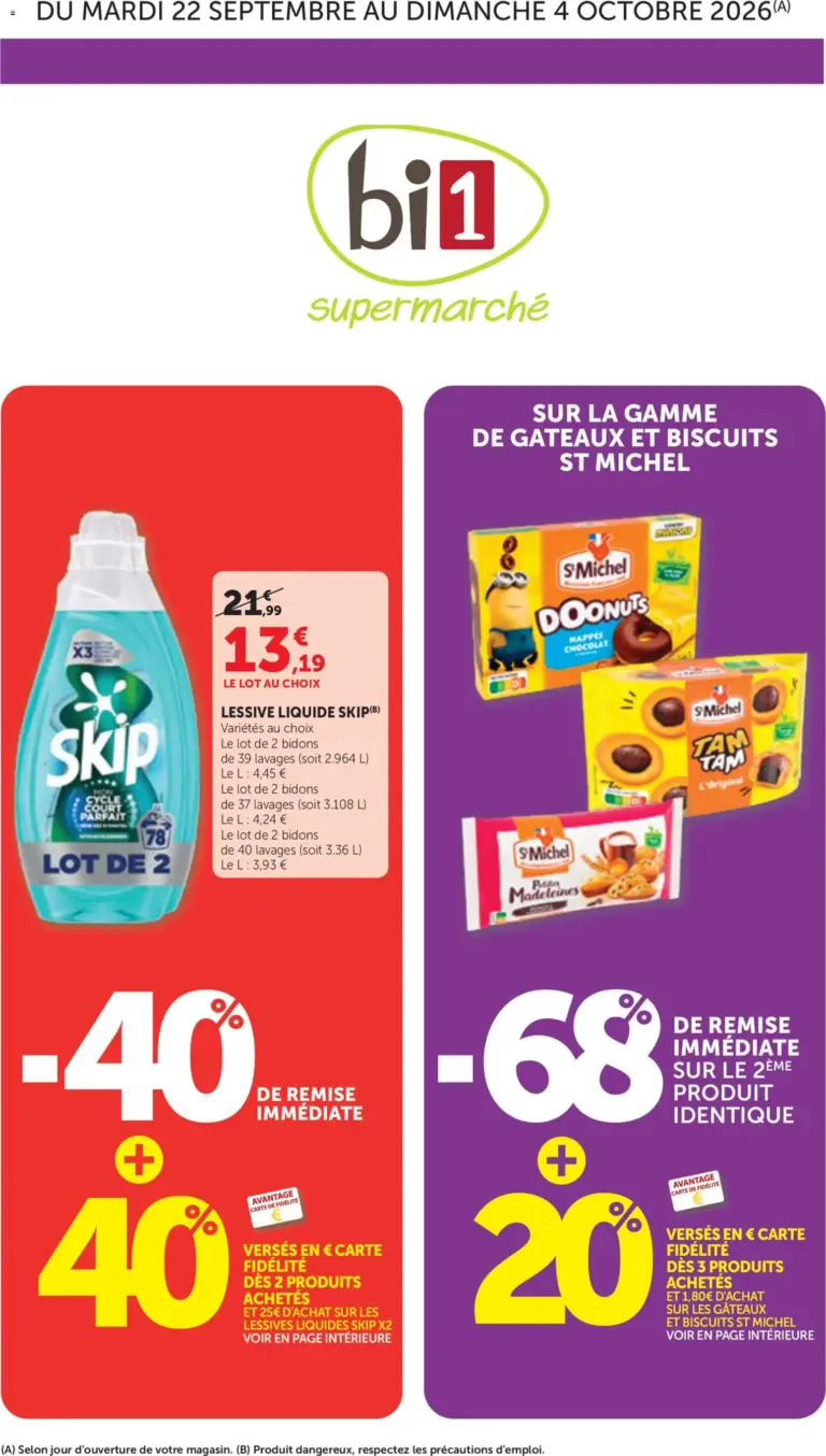 bi1 catalogue du 22.09.2026