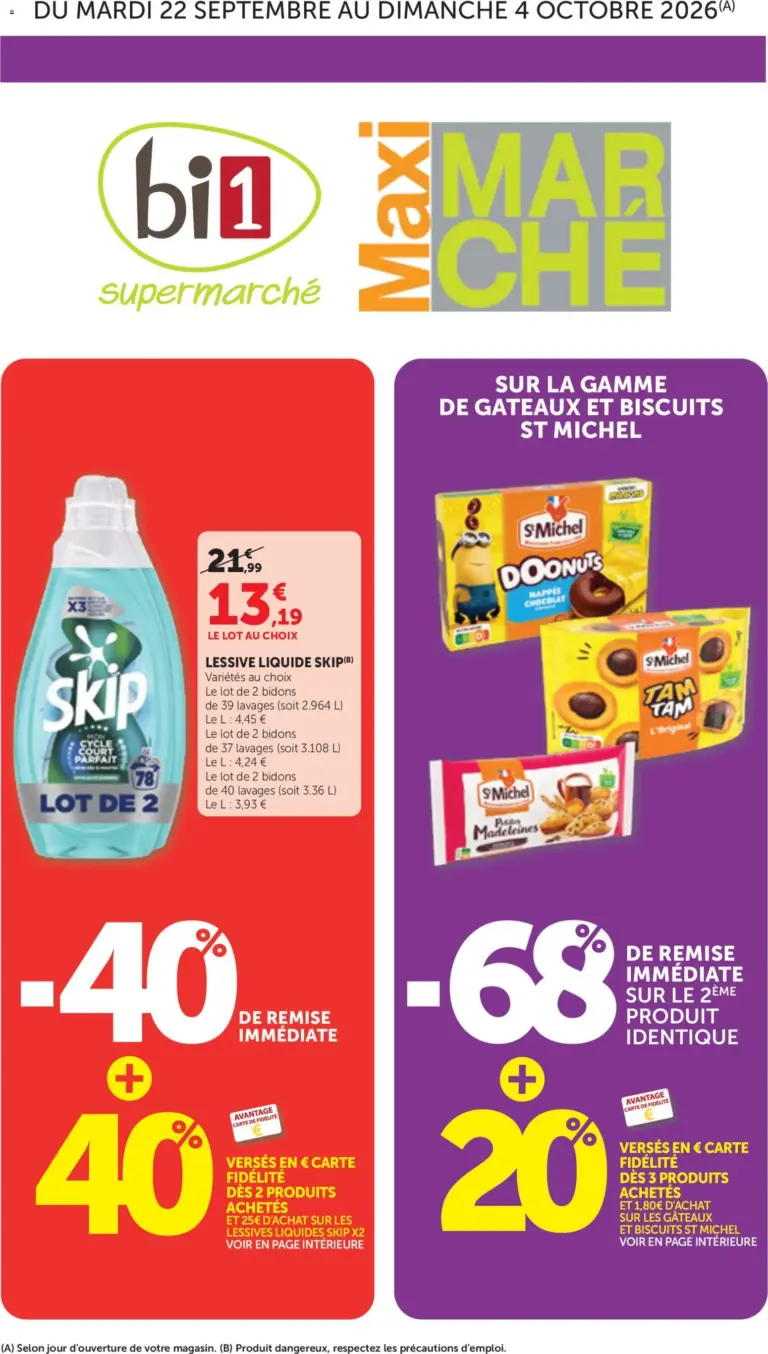 bi1 catalogue du 22.09.2026