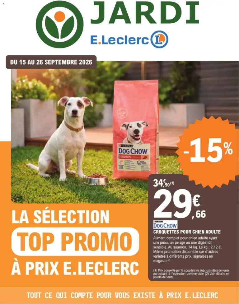 Brico E.Leclerc catalogue du 15.09.2026