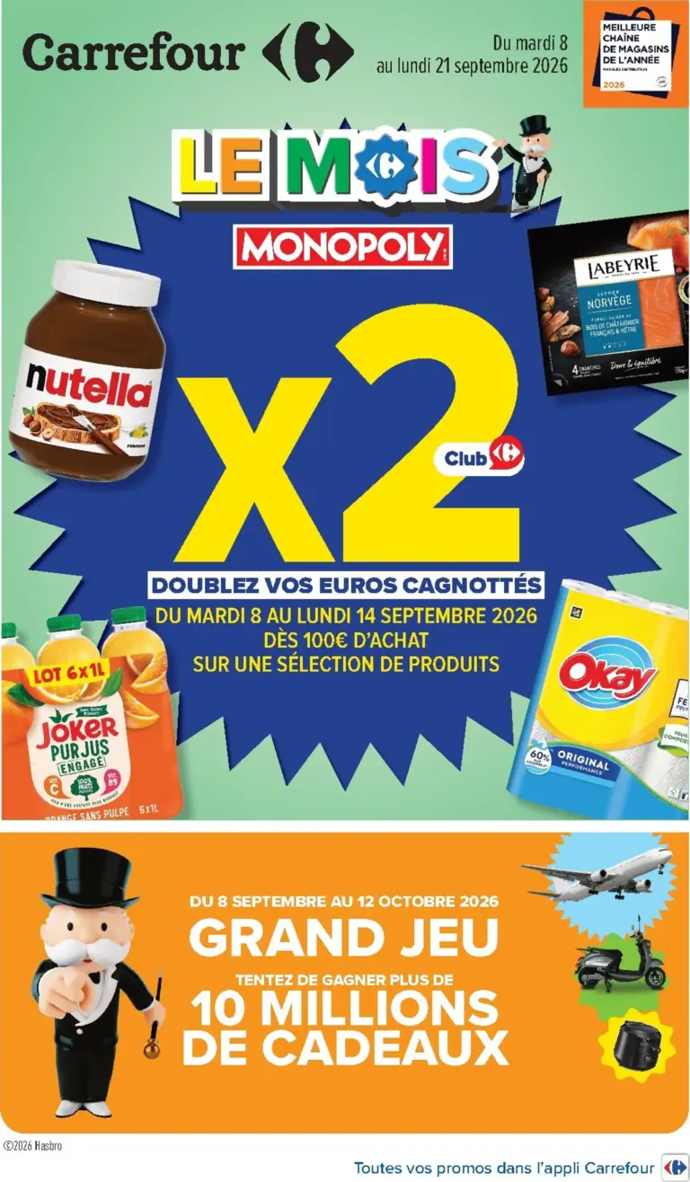 Carrefour catalogue du 08.09.2026