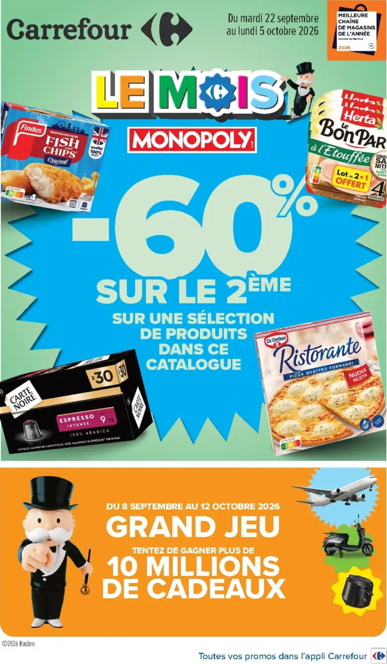 Carrefour catalogue du 22.09.2026
