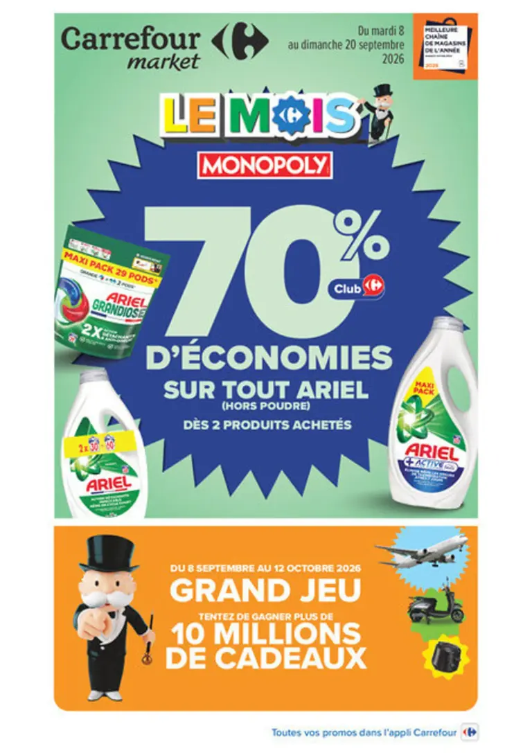 Carrefour Market catalogue du 08.09.2026